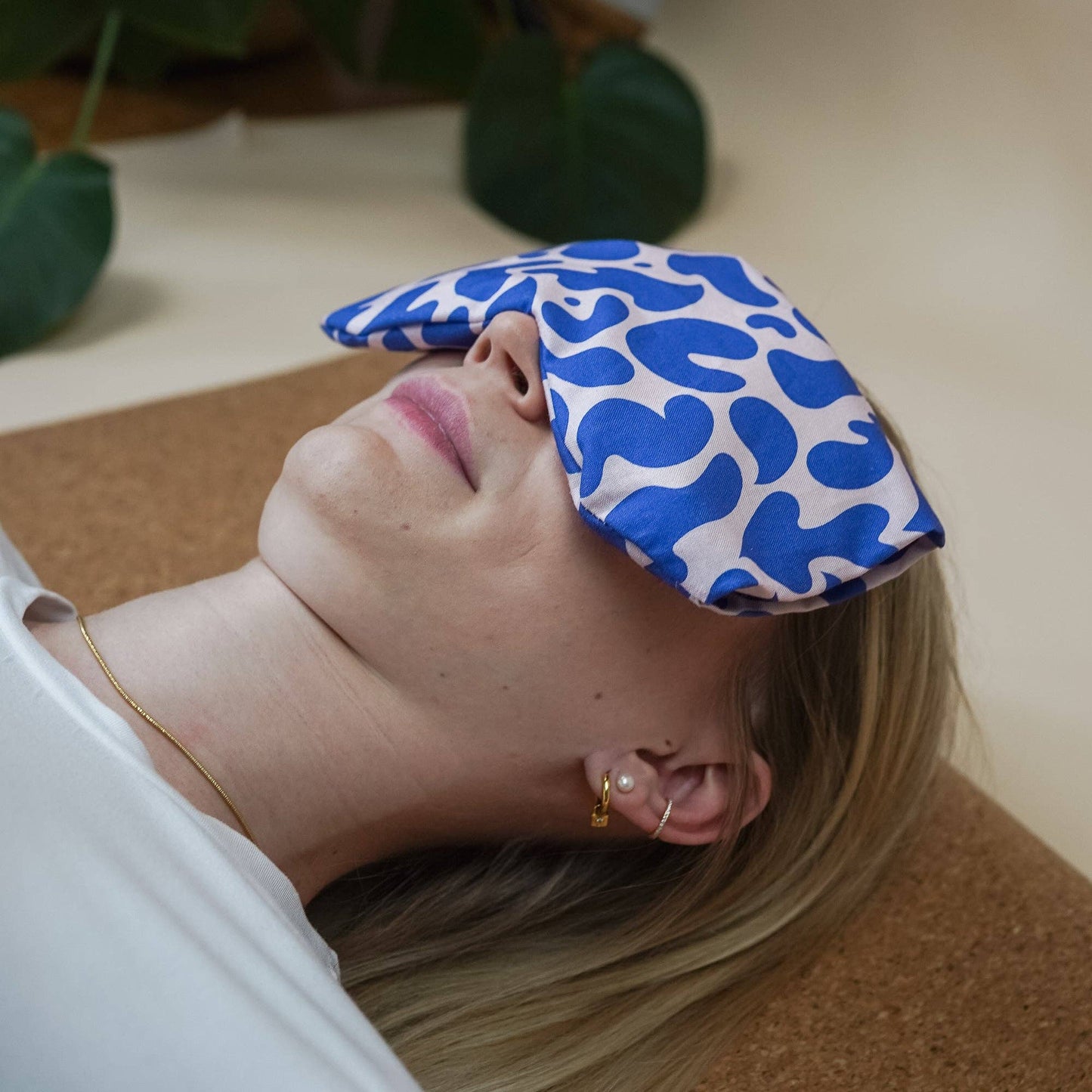 Eye Pillow Blue Pattern