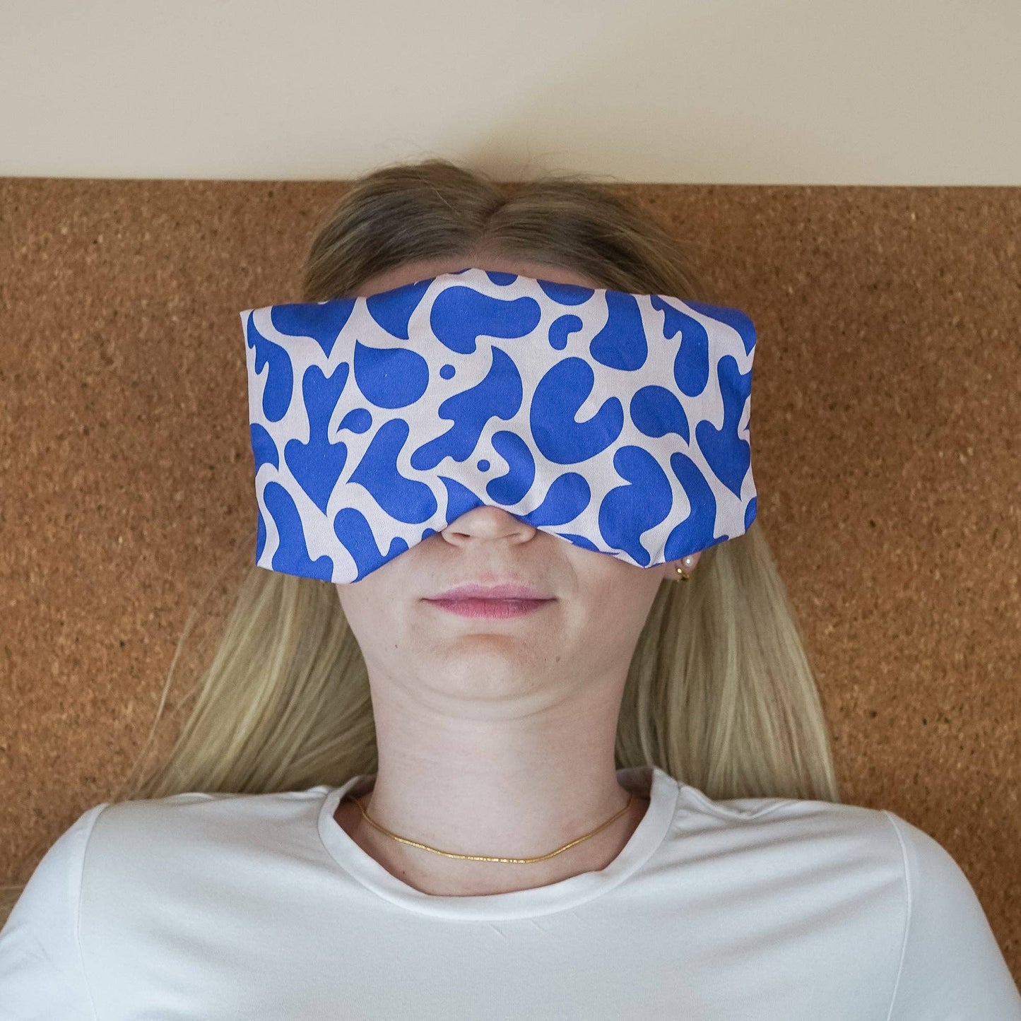 Eye Pillow Blue Pattern