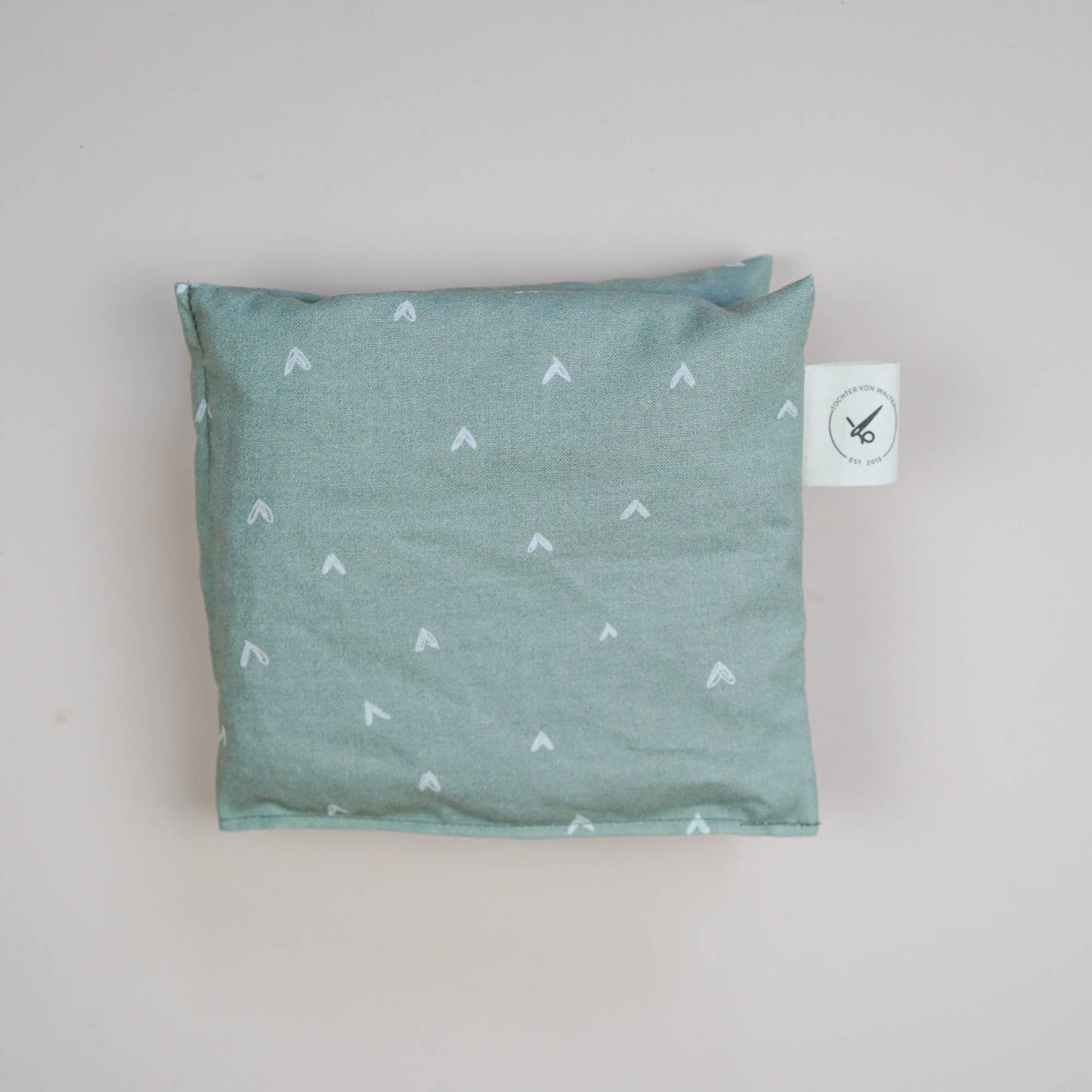 Heart-Shaped Matcha Heat Pad