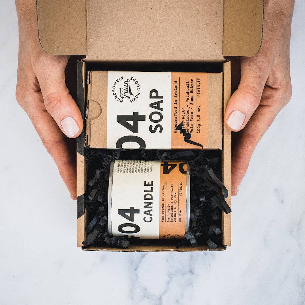 FIÁIN - Candle & Soap Gift Set | Mini: 02 | Bergamot & Musk
