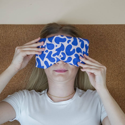 Eye Pillow Blue Pattern