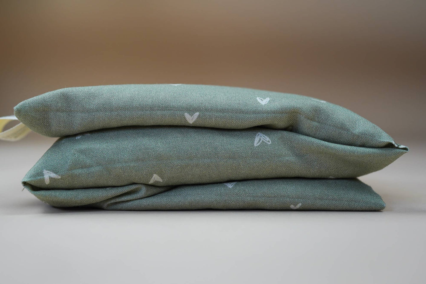 Heart-Shaped Matcha Heat Pad