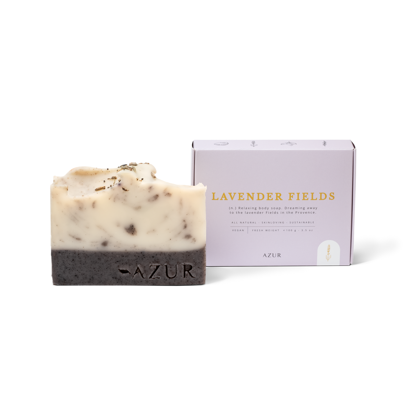 LAVENDER FIELDS | body bar | natural soap